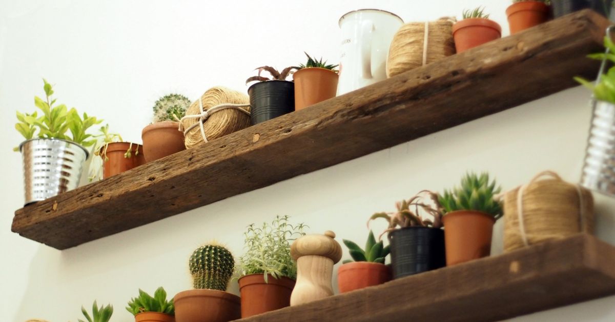 Add Country Charm To Your Home With Rustic Shelves The Habitat