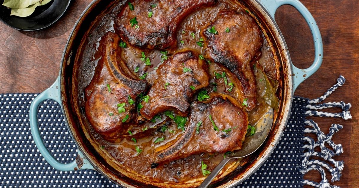 Savory SouthernStyle Smothered Pork Chops The Habitat