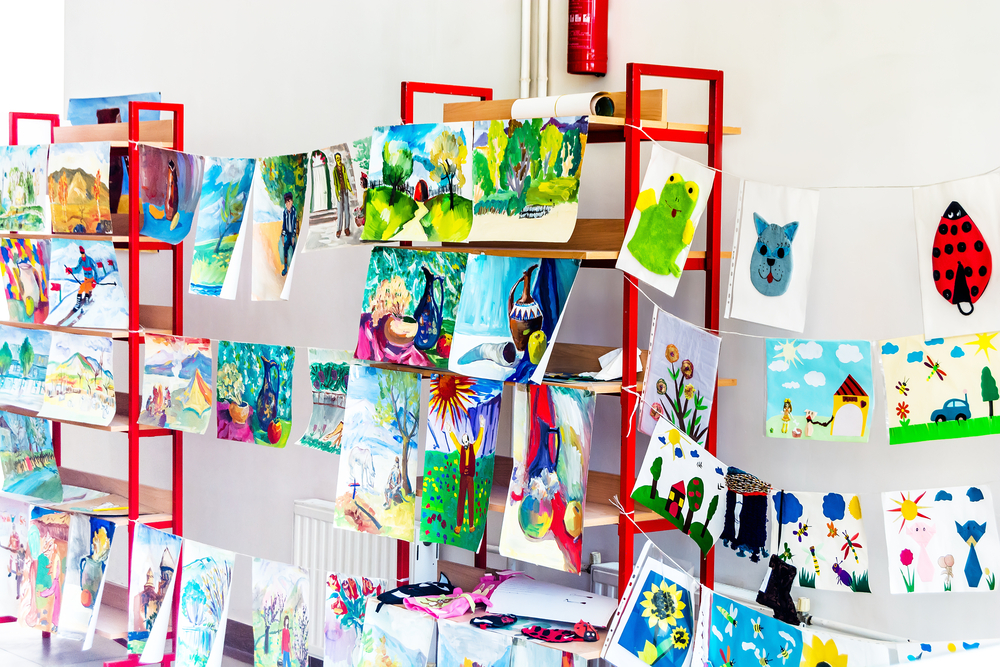 Creative Ways to Display Your Grandkids' Art At Home The Habitat
