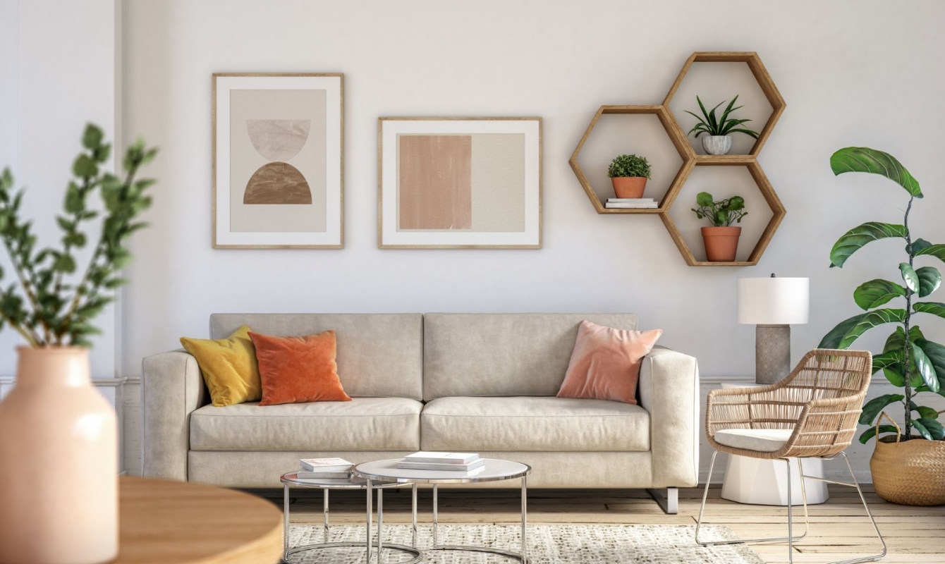 Revitalize Your Living Room With Unique Wall Decor The Habitat