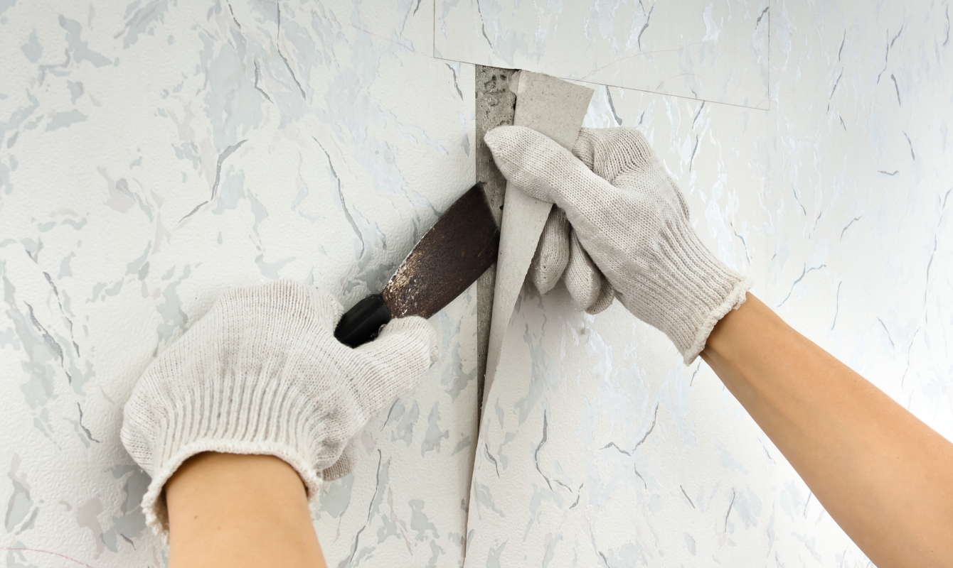 Tips for Removing Stubborn Wallpaper The Habitat